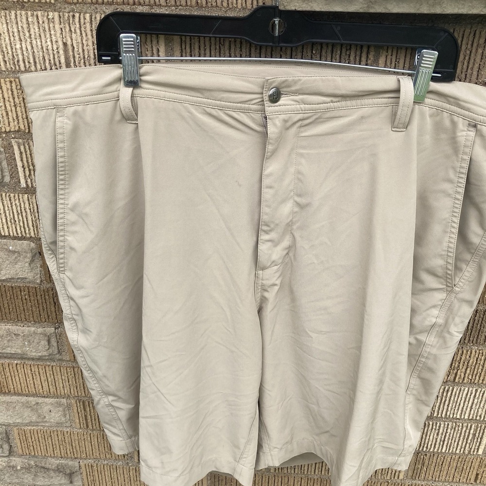 FootJoy Golf Shorts Men's Sz 40 Performance Stretch Khaki Athletic 9 Inseam
